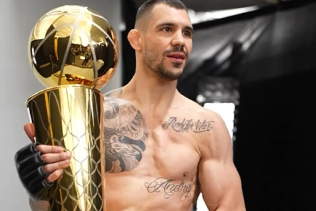 UFC e NBA fecham parceria hist&oacute;rica envolvendo o trof&eacute;u Larry O&rsquo;Brien