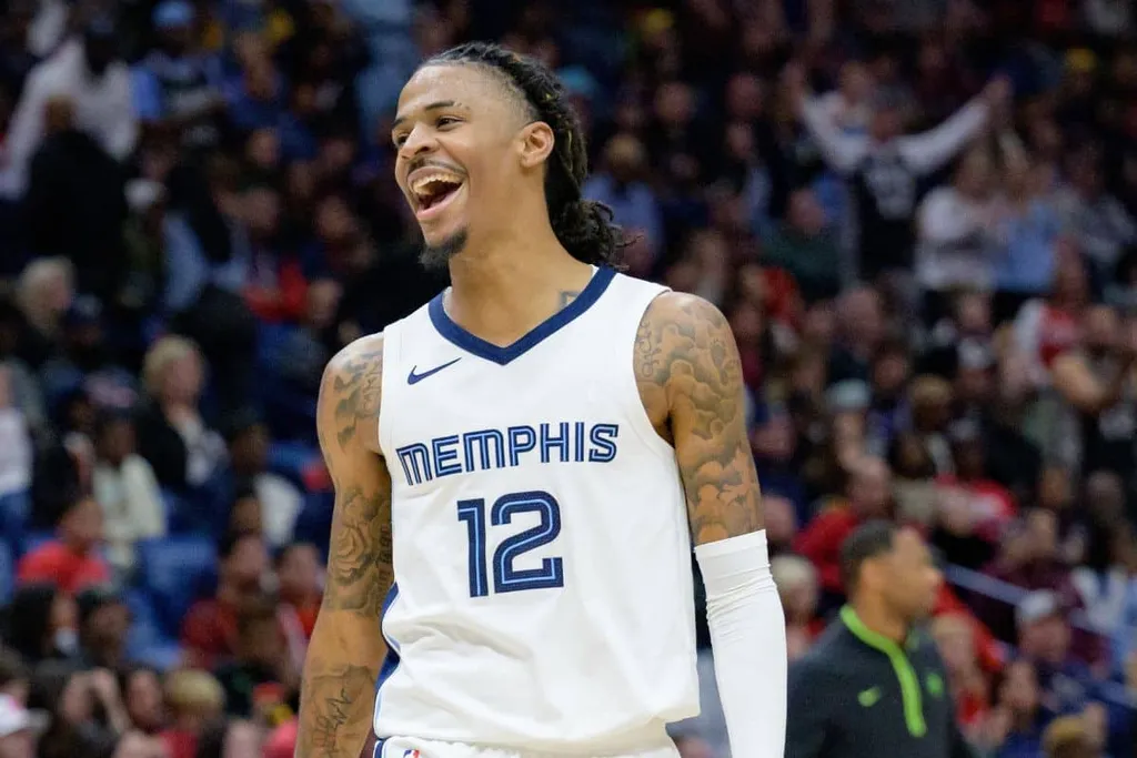 Baixa! Ja Morant vira desfalque e est&aacute; fora contra&nbsp;os&nbsp;Nuggets
