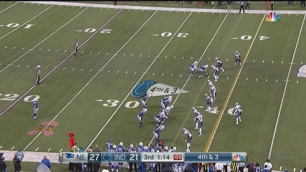 Indianapolis Colts tenta trick play bizarra contra New England Patriots; assista