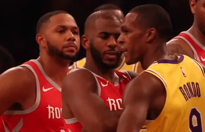 Brandon Ingram, Rajon Rondo e Chris Paul s&atilde;o suspensos pela NBA por briga