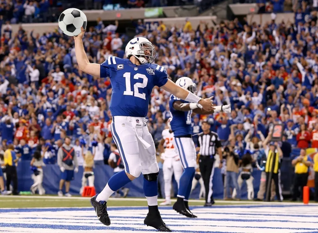 E se as estrelas da NFL jogassem futebol?