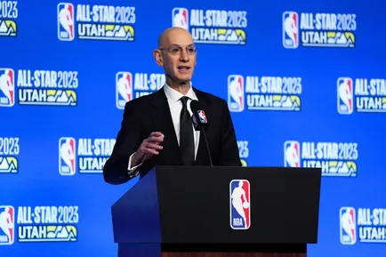 Adam Silver, comiss&aacute;rio da NBA. Foto: Icon Sport