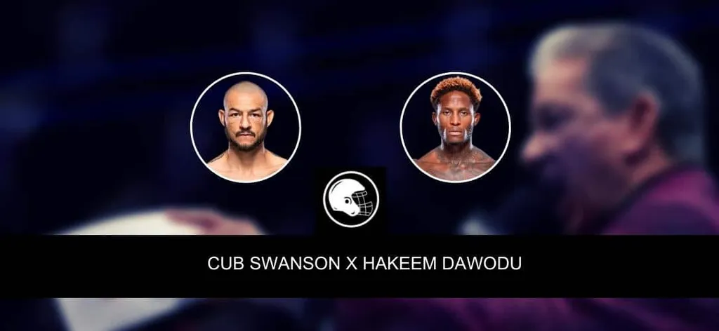 Cub Swanson x Hakeem Dawodu &ndash; palpite, odds e progn&oacute;stico &ndash; UFC Vegas 78 &ndash; 12/8/2023