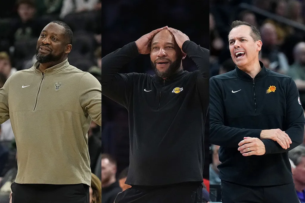 Dan&ccedil;a dos t&eacute;cnicos em 2024 na NBA teve Lakers, Bucks, Nets, Hornets e Wizards