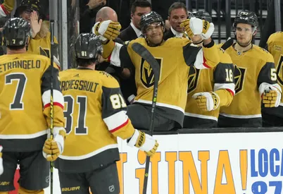 Keegan Kolesar, Vegas Golden Knights, NHL. Foto: Reprodu&ccedil;&atilde;o/Twitter/@GoldenKnights