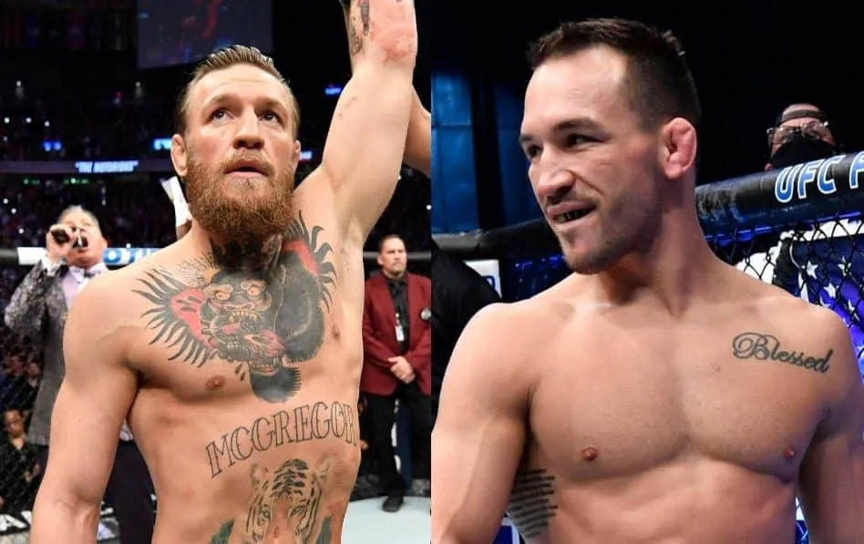 Conor McGregor e Michael Chandler s&atilde;o treinadores do TUF 31. Montagem: Quinto Quarto/Reprodu&ccedil;&atilde;o Twitter @ufc/Reprodu&ccedil;&atilde;o/ Twitter/@ufc/