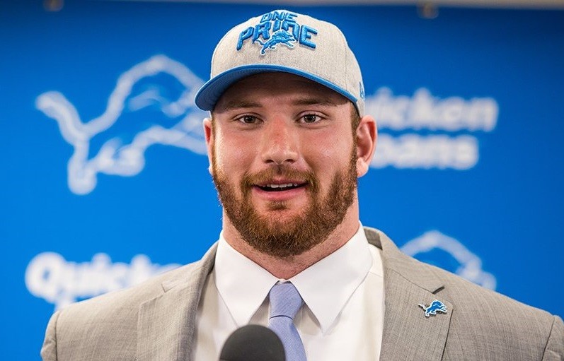 Detroit Lions fecha contrato de calouro com o center Frank Ragnow