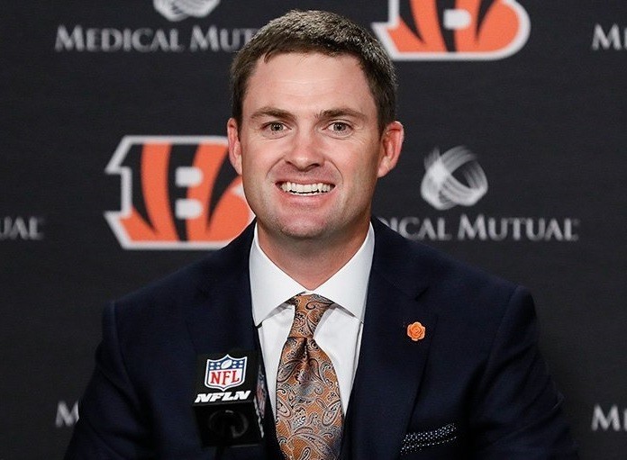 Apresentado nos Bengals, head coach Zac Taylor garante estar pronto